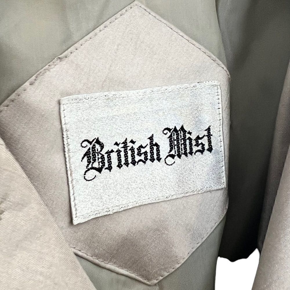 British Mist Champagne Colored Trench Coat - Picture 5 of 9